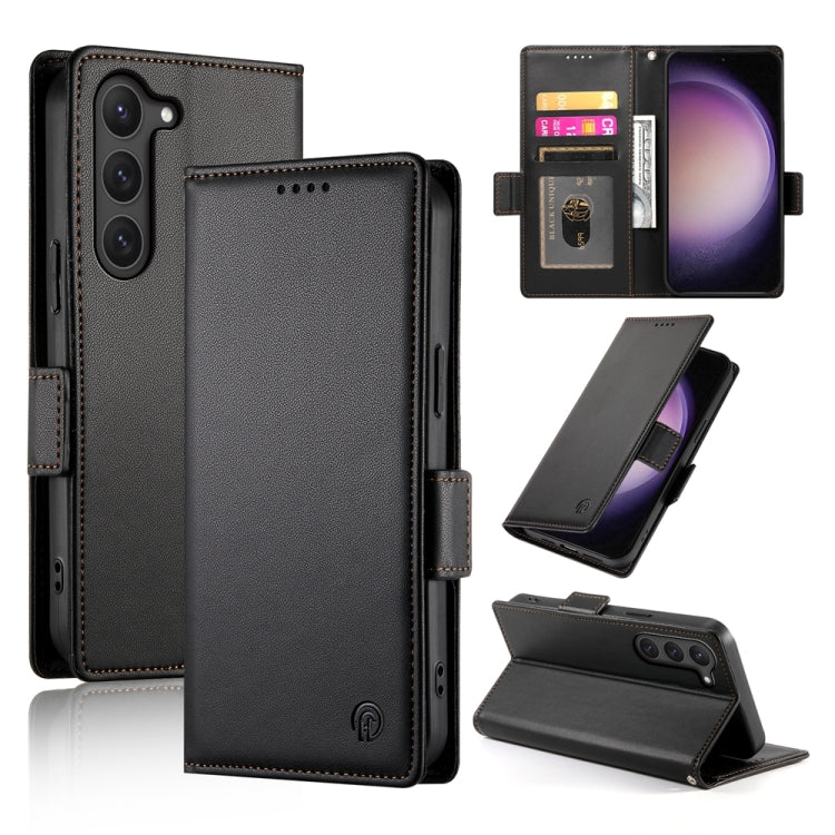 Side Buckle Magnetic Frosted Leather Phone Case, For Samsung Galaxy S24 5G, For Samsung Galaxy S23 FE 5G, For Samsung Galaxy S23 Ultra 5G, For Samsung Galaxy S23+ 5G, For Samsung Galaxy S23 5G, For Samsung Galaxy S21 FE 5G