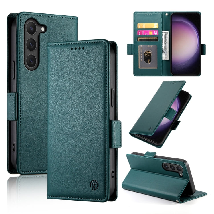 Side Buckle Magnetic Frosted Leather Phone Case, For Samsung Galaxy S24 5G, For Samsung Galaxy S23 FE 5G, For Samsung Galaxy S23 Ultra 5G, For Samsung Galaxy S23+ 5G, For Samsung Galaxy S23 5G, For Samsung Galaxy S21 FE 5G