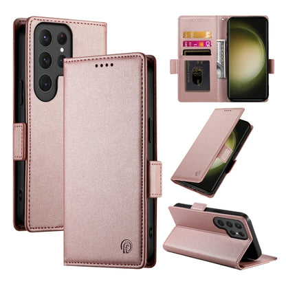 Side Buckle Magnetic Frosted Leather Phone Case, For Samsung Galaxy S24 5G, For Samsung Galaxy S23 FE 5G, For Samsung Galaxy S23 Ultra 5G, For Samsung Galaxy S23+ 5G, For Samsung Galaxy S23 5G, For Samsung Galaxy S21 FE 5G