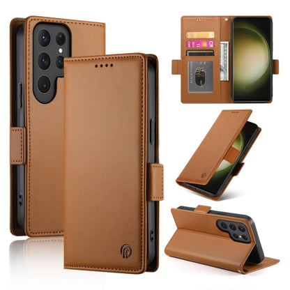 Side Buckle Magnetic Frosted Leather Phone Case, For Samsung Galaxy S24 5G, For Samsung Galaxy S23 FE 5G, For Samsung Galaxy S23 Ultra 5G, For Samsung Galaxy S23+ 5G, For Samsung Galaxy S23 5G, For Samsung Galaxy S21 FE 5G