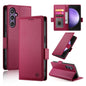Side Buckle Magnetic Frosted Leather Phone Case, For Samsung Galaxy S24 5G, For Samsung Galaxy S23 FE 5G, For Samsung Galaxy S23 Ultra 5G, For Samsung Galaxy S23+ 5G, For Samsung Galaxy S23 5G, For Samsung Galaxy S21 FE 5G