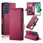 Side Buckle Magnetic Frosted Leather Phone Case, For Samsung Galaxy S24 5G, For Samsung Galaxy S23 FE 5G, For Samsung Galaxy S23 Ultra 5G, For Samsung Galaxy S23+ 5G, For Samsung Galaxy S23 5G, For Samsung Galaxy S21 FE 5G