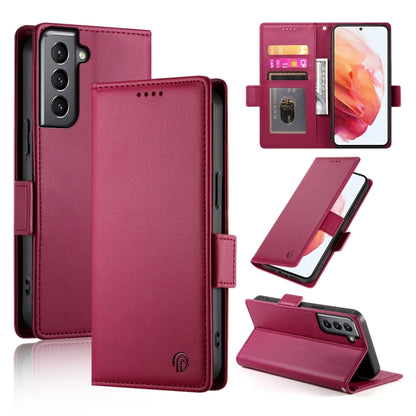 Side Buckle Magnetic Frosted Leather Phone Case, For Samsung Galaxy S21 5G, For Samsung Galaxy S20 FE 5G, For Samsung Galaxy S20 Ultra 5G, For Samsung Galaxy S20+ 5G, For Samsung Galaxy S20 5G, For Samsung Galaxy S10e