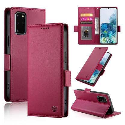 Side Buckle Magnetic Frosted Leather Phone Case, For Samsung Galaxy S21 5G, For Samsung Galaxy S20 FE 5G, For Samsung Galaxy S20 Ultra 5G, For Samsung Galaxy S20+ 5G, For Samsung Galaxy S20 5G, For Samsung Galaxy S10e