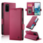 Side Buckle Magnetic Frosted Leather Phone Case, For Samsung Galaxy S21 5G, For Samsung Galaxy S20 FE 5G, For Samsung Galaxy S20 Ultra 5G, For Samsung Galaxy S20+ 5G, For Samsung Galaxy S20 5G, For Samsung Galaxy S10e