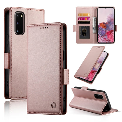 Side Buckle Magnetic Frosted Leather Phone Case, For Samsung Galaxy S21 5G, For Samsung Galaxy S20 FE 5G, For Samsung Galaxy S20 Ultra 5G, For Samsung Galaxy S20+ 5G, For Samsung Galaxy S20 5G, For Samsung Galaxy S10e