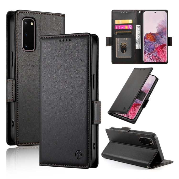 Side Buckle Magnetic Frosted Leather Phone Case, For Samsung Galaxy S21 5G, For Samsung Galaxy S20 FE 5G, For Samsung Galaxy S20 Ultra 5G, For Samsung Galaxy S20+ 5G, For Samsung Galaxy S20 5G, For Samsung Galaxy S10e