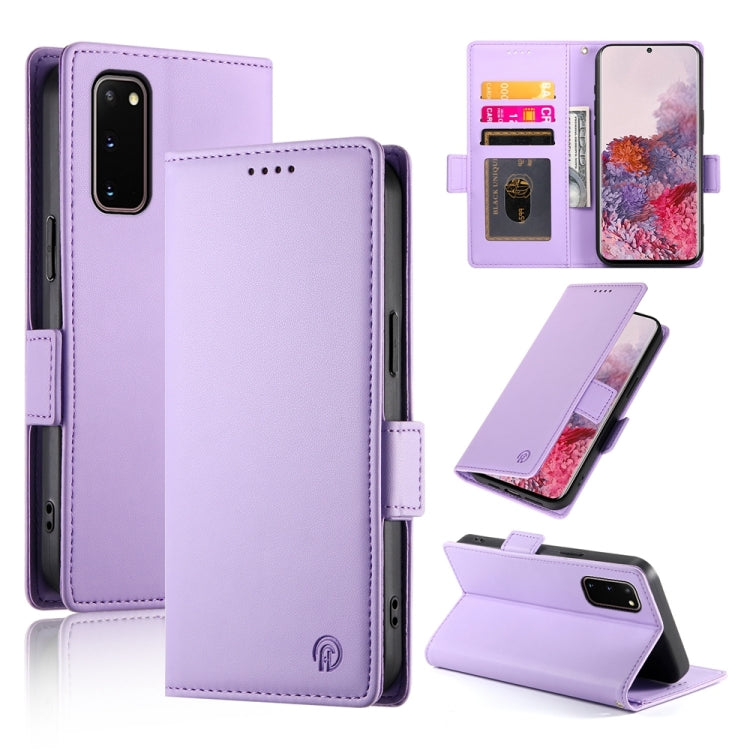 Side Buckle Magnetic Frosted Leather Phone Case, For Samsung Galaxy S21 5G, For Samsung Galaxy S20 FE 5G, For Samsung Galaxy S20 Ultra 5G, For Samsung Galaxy S20+ 5G, For Samsung Galaxy S20 5G, For Samsung Galaxy S10e