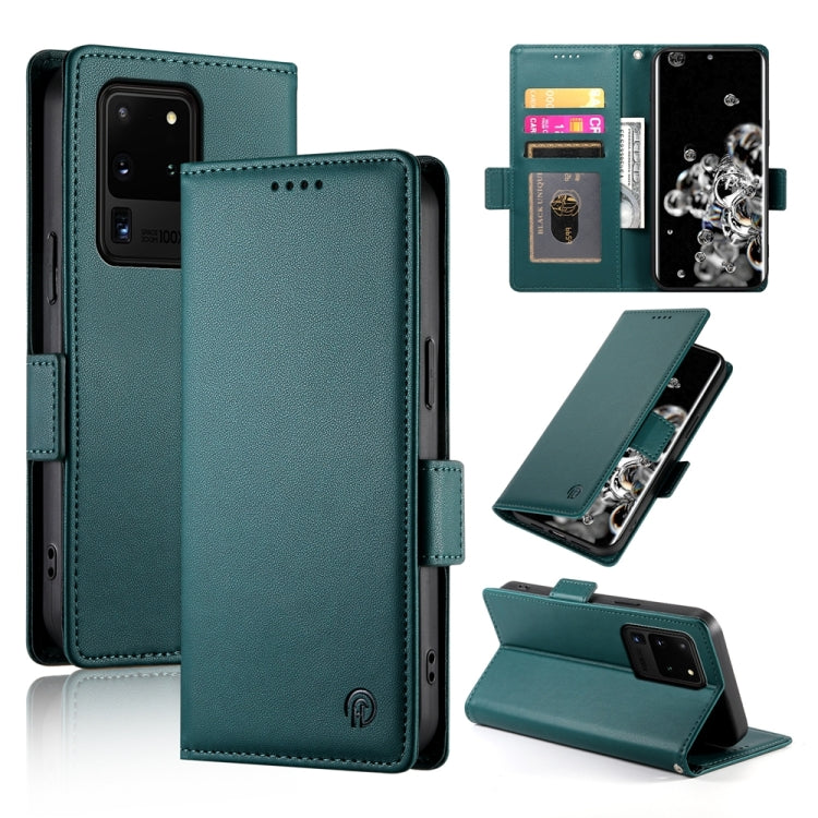 Side Buckle Magnetic Frosted Leather Phone Case, For Samsung Galaxy S21 5G, For Samsung Galaxy S20 FE 5G, For Samsung Galaxy S20 Ultra 5G, For Samsung Galaxy S20+ 5G, For Samsung Galaxy S20 5G, For Samsung Galaxy S10e