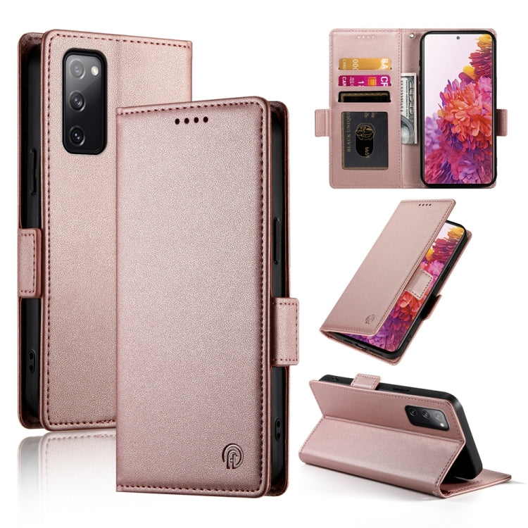 Side Buckle Magnetic Frosted Leather Phone Case, For Samsung Galaxy S21 5G, For Samsung Galaxy S20 FE 5G, For Samsung Galaxy S20 Ultra 5G, For Samsung Galaxy S20+ 5G, For Samsung Galaxy S20 5G, For Samsung Galaxy S10e
