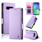 Side Buckle Magnetic Frosted Leather Phone Case, For Samsung Galaxy S10+, For Samsung Galaxy S10