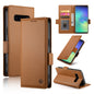 Side Buckle Magnetic Frosted Leather Phone Case, For Samsung Galaxy S10+, For Samsung Galaxy S10