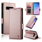 Side Buckle Magnetic Frosted Leather Phone Case, For Samsung Galaxy S10+, For Samsung Galaxy S10