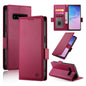 Side Buckle Magnetic Frosted Leather Phone Case, For Samsung Galaxy S10+, For Samsung Galaxy S10