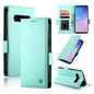 Side Buckle Magnetic Frosted Leather Phone Case, For Samsung Galaxy S10+, For Samsung Galaxy S10