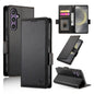 Side Buckle Magnetic Frosted Leather Phone Case, For Samsung Galaxy S25 Edge 5G, For Samsung Galaxy S25 5G, For Samsung Galaxy S25+ 5G, For Samsung Galaxy S25 Ultra 5G, For Samsung Galaxy S24 Ultra 5G, For Samsung Galaxy S24+ 5G