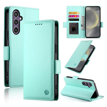 Side Buckle Magnetic Frosted Leather Phone Case, For Samsung Galaxy S25 Edge 5G, For Samsung Galaxy S25 5G, For Samsung Galaxy S25+ 5G, For Samsung Galaxy S25 Ultra 5G, For Samsung Galaxy S24 Ultra 5G, For Samsung Galaxy S24+ 5G