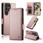 Side Buckle Magnetic Frosted Leather Phone Case, For Samsung Galaxy S25 Edge 5G, For Samsung Galaxy S25 5G, For Samsung Galaxy S25+ 5G, For Samsung Galaxy S25 Ultra 5G, For Samsung Galaxy S24 Ultra 5G, For Samsung Galaxy S24+ 5G