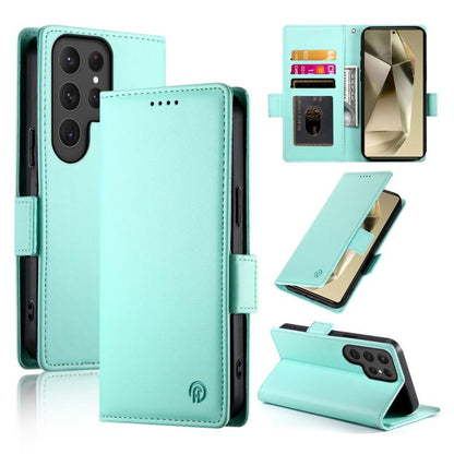 Side Buckle Magnetic Frosted Leather Phone Case, For Samsung Galaxy S25 Edge 5G, For Samsung Galaxy S25 5G, For Samsung Galaxy S25+ 5G, For Samsung Galaxy S25 Ultra 5G, For Samsung Galaxy S24 Ultra 5G, For Samsung Galaxy S24+ 5G