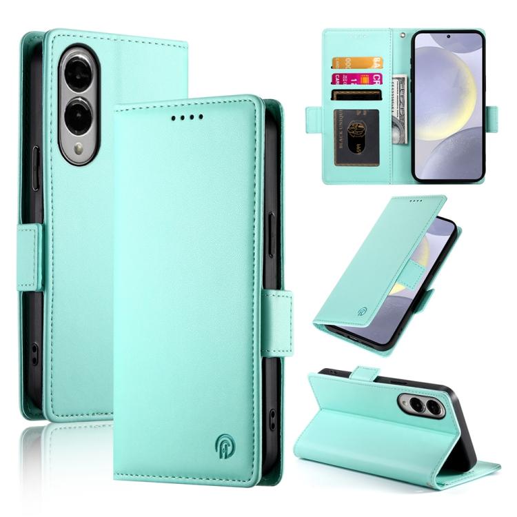 Side Buckle Magnetic Frosted Leather Phone Case, For Samsung Galaxy S25 Edge 5G, For Samsung Galaxy S25 5G, For Samsung Galaxy S25+ 5G, For Samsung Galaxy S25 Ultra 5G, For Samsung Galaxy S24 Ultra 5G, For Samsung Galaxy S24+ 5G