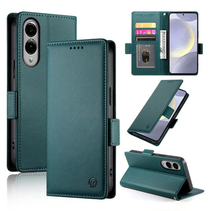Side Buckle Magnetic Frosted Leather Phone Case, For Samsung Galaxy S25 Edge 5G, For Samsung Galaxy S25 5G, For Samsung Galaxy S25+ 5G, For Samsung Galaxy S25 Ultra 5G, For Samsung Galaxy S24 Ultra 5G, For Samsung Galaxy S24+ 5G
