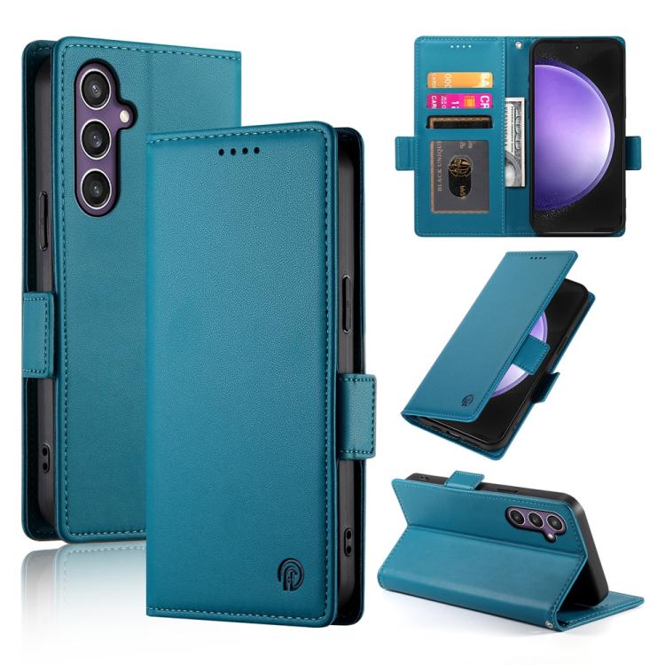 Side Buckle Magnetic Frosted Leather Phone Case, For Galaxy S26 FE 5G, For Samsung Galaxy S26+ 5G, For Samsung Galaxy S26 Edge 5G, For Samsung Galaxy S26 Ultra 5G, For Samsung Galaxy S26 5G, For Samsung Galaxy S25 FE 5G