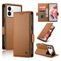 Side Buckle Magnetic Frosted Leather Phone Case, For Galaxy S26 FE 5G, For Samsung Galaxy S26+ 5G, For Samsung Galaxy S26 Edge 5G, For Samsung Galaxy S26 Ultra 5G, For Samsung Galaxy S26 5G, For Samsung Galaxy S25 FE 5G