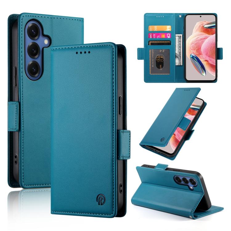 Side Buckle Magnetic Frosted Leather Phone Case, For Galaxy S26 FE 5G, For Samsung Galaxy S26+ 5G, For Samsung Galaxy S26 Edge 5G, For Samsung Galaxy S26 Ultra 5G, For Samsung Galaxy S26 5G, For Samsung Galaxy S25 FE 5G