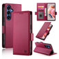 Side Buckle Magnetic Frosted Leather Phone Case, For Galaxy S26 FE 5G, For Samsung Galaxy S26+ 5G, For Samsung Galaxy S26 Edge 5G, For Samsung Galaxy S26 Ultra 5G, For Samsung Galaxy S26 5G, For Samsung Galaxy S25 FE 5G