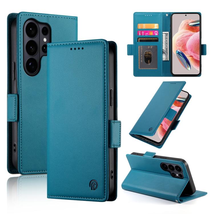 Side Buckle Magnetic Frosted Leather Phone Case, For Galaxy S26 FE 5G, For Samsung Galaxy S26+ 5G, For Samsung Galaxy S26 Edge 5G, For Samsung Galaxy S26 Ultra 5G, For Samsung Galaxy S26 5G, For Samsung Galaxy S25 FE 5G