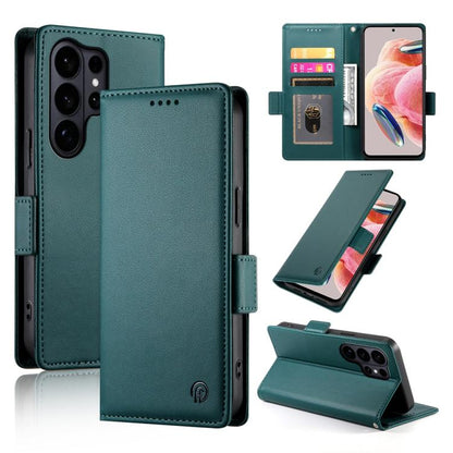 Side Buckle Magnetic Frosted Leather Phone Case, For Galaxy S26 FE 5G, For Samsung Galaxy S26+ 5G, For Samsung Galaxy S26 Edge 5G, For Samsung Galaxy S26 Ultra 5G, For Samsung Galaxy S26 5G, For Samsung Galaxy S25 FE 5G