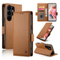 Side Buckle Magnetic Frosted Leather Phone Case, For Galaxy S26 FE 5G, For Samsung Galaxy S26+ 5G, For Samsung Galaxy S26 Edge 5G, For Samsung Galaxy S26 Ultra 5G, For Samsung Galaxy S26 5G, For Samsung Galaxy S25 FE 5G