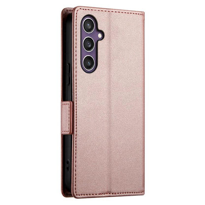 Side Buckle Magnetic Frosted Leather Phone Case, For Galaxy S26 FE 5G, For Samsung Galaxy S26+ 5G, For Samsung Galaxy S26 Edge 5G, For Samsung Galaxy S26 Ultra 5G, For Samsung Galaxy S26 5G, For Samsung Galaxy S25 FE 5G