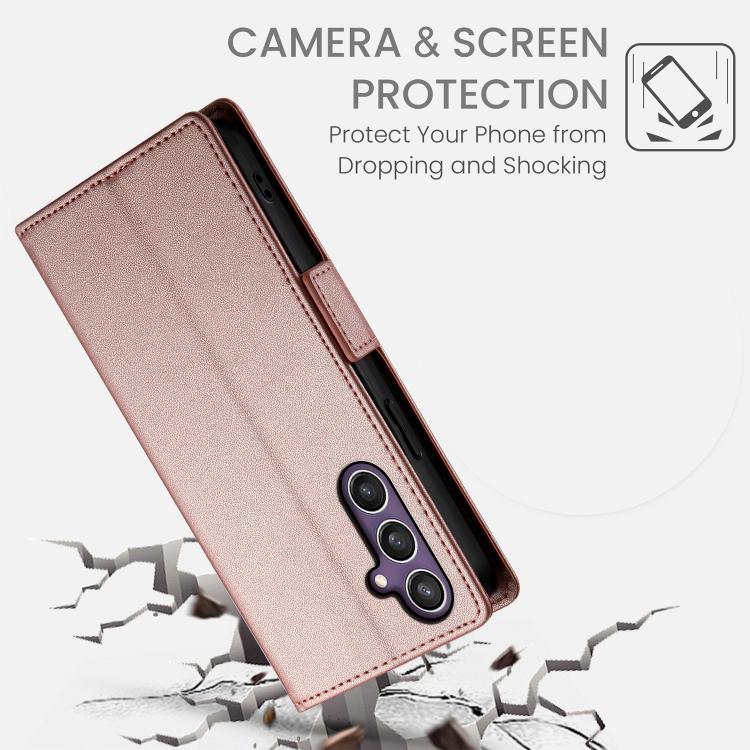 Side Buckle Magnetic Frosted Leather Phone Case, For Galaxy S26 FE 5G, For Samsung Galaxy S26+ 5G, For Samsung Galaxy S26 Edge 5G, For Samsung Galaxy S26 Ultra 5G, For Samsung Galaxy S26 5G, For Samsung Galaxy S25 FE 5G