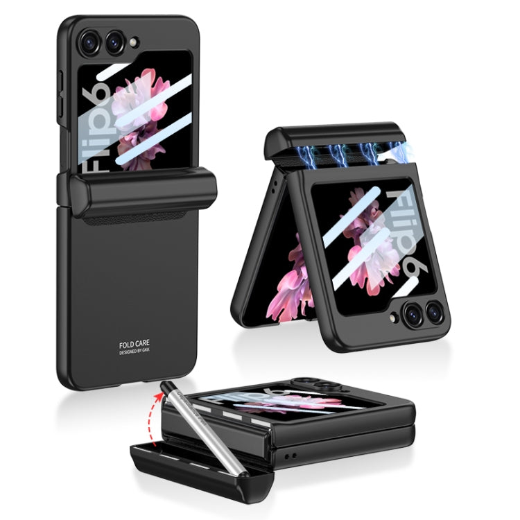 GKK Integrated Magnetic Full Coverage Flip Phone Case with Pen Box+Pen