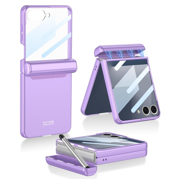 GKK Integrated Magnetic Full Coverage Flip Phone Case with Pen Box+Pen