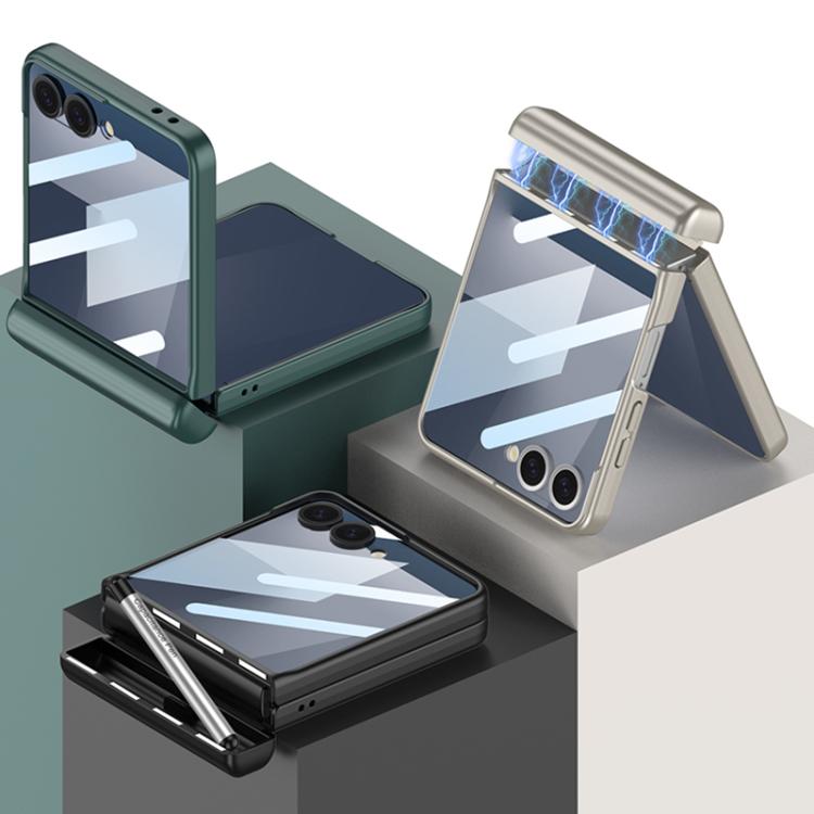 GKK Integrated Magnetic Full Coverage Flip Phone Case with Pen Box+Pen