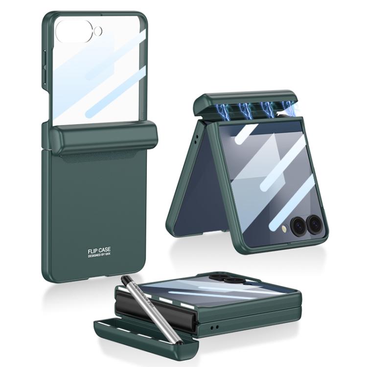 GKK Integrated Magnetic Full Coverage Flip Phone Case with Pen Box+Pen