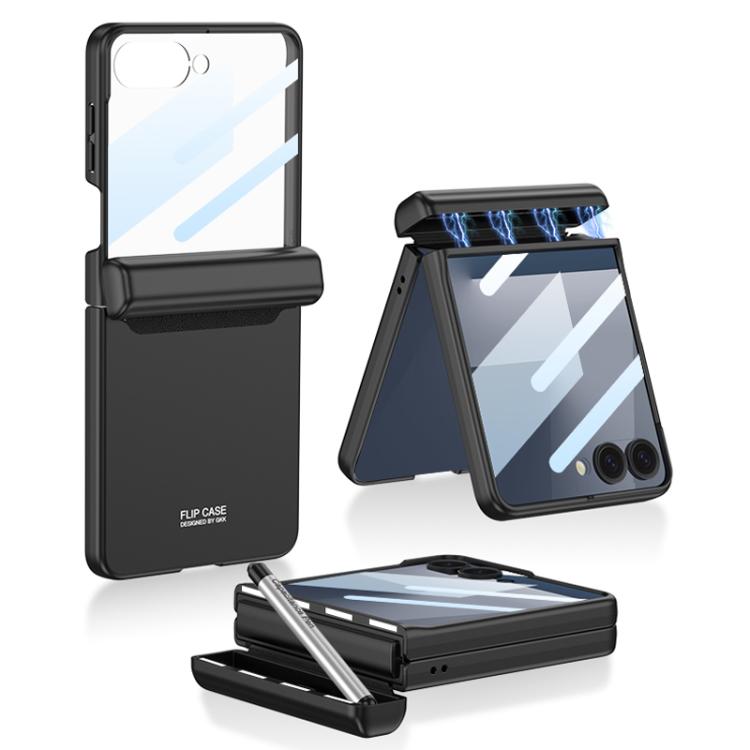 GKK Integrated Magnetic Full Coverage Flip Phone Case with Pen Box+Pen