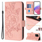 Embossed Rose RFID Anti-theft Leather Phone Case, For Samsung Galaxy S21 Ultra 5G, For Samsung Galaxy S20 Ultra, For Samsung Galaxy S20, For Samsung Galaxy S20+, For Samsung Galaxy S10e, For Samsung Galaxy S10+, For Samsung Galaxy S10