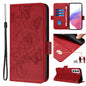 Embossed Rose RFID Anti-theft Leather Phone Case, For Samsung Galaxy S23 5G, For Samsung Galaxy S20 FE 5G / 4G, For Samsung Galaxy S22 Ultra 5G, For Samsung Galaxy S22+ 5G, For Samsung Galaxy S22 5G, For Samsung Galaxy S21 FE 5G, For Samsung Galaxy S21...