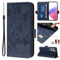 Embossed Rose RFID Anti-theft Leather Phone Case, For Samsung Galaxy S25 Ultra 5G, For Samsung Galaxy S24 FE 5G, For Samsung Galaxy S24 Ultra 5G, For Samsung Galaxy S24+ 5G, For Samsung Galaxy S24 5G, For Samsung Galaxy S23 FE 5G                       ...