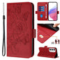 Embossed Rose RFID Anti-theft Leather Phone Case, For Samsung Galaxy S25 Ultra 5G, For Samsung Galaxy S24 FE 5G, For Samsung Galaxy S24 Ultra 5G, For Samsung Galaxy S24+ 5G, For Samsung Galaxy S24 5G, For Samsung Galaxy S23 FE 5G                       ...