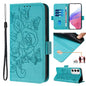 Embossed Rose RFID Anti-theft Leather Phone Case, For Samsung Galaxy S25 Ultra 5G, For Samsung Galaxy S24 FE 5G, For Samsung Galaxy S24 Ultra 5G, For Samsung Galaxy S24+ 5G, For Samsung Galaxy S24 5G, For Samsung Galaxy S23 FE 5G                       ...