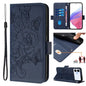 Embossed Rose RFID Anti-theft Leather Phone Case, For Galaxy S26 FE 5G, For Samsung Galaxy S26+ 5G, For Samsung Galaxy S26 Edge 5G, For Samsung Galaxy S26 Ultra 5G, For Samsung Galaxy S26 5G, For Samsung Galaxy S25 Edge 5G, For Samsung Galaxy S25 5G   ...