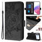 Embossed Rose RFID Anti-theft Leather Phone Case, For Galaxy S26 FE 5G, For Samsung Galaxy S26+ 5G, For Samsung Galaxy S26 Edge 5G, For Samsung Galaxy S26 Ultra 5G, For Samsung Galaxy S26 5G, For Samsung Galaxy S25 Edge 5G, For Samsung Galaxy S25 5G   ...