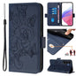 Embossed Rose RFID Anti-theft Leather Phone Case, For Galaxy S26 FE 5G, For Samsung Galaxy S26+ 5G, For Samsung Galaxy S26 Edge 5G, For Samsung Galaxy S26 Ultra 5G, For Samsung Galaxy S26 5G, For Samsung Galaxy S25 Edge 5G, For Samsung Galaxy S25 5G   ...