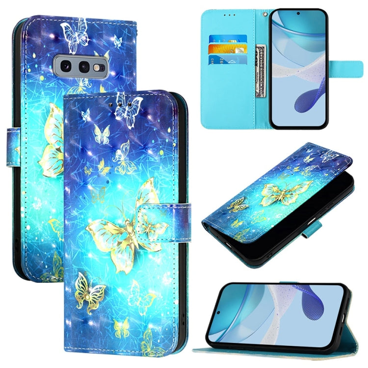 3D Painting Horizontal Flip Leather Phone Case, For Samsung Galaxy S24 FE 5G, For Samsung Galaxy S10e, For Samsung Galaxy S10+, For Samsung Galaxy S10