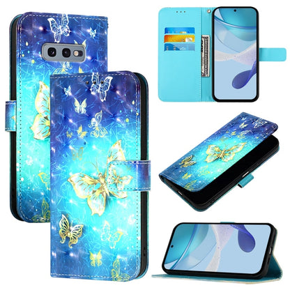 3D Painting Horizontal Flip Leather Phone Case, For Samsung Galaxy S24 FE 5G, For Samsung Galaxy S10e, For Samsung Galaxy S10+, For Samsung Galaxy S10