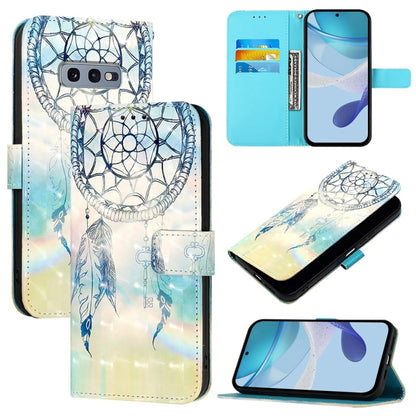 3D Painting Horizontal Flip Leather Phone Case, For Samsung Galaxy S24 FE 5G, For Samsung Galaxy S10e, For Samsung Galaxy S10+, For Samsung Galaxy S10